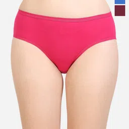 Bodycare Pack of 3 Assorted Anti Bacterial Cotton Hipster Briefs-picture-12