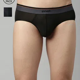 pivot Men Pack of 2 Assorted Briefs-6