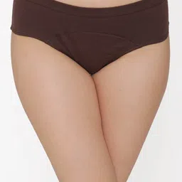 Clovia Brown Pure Cotton Hipster Briefs-image-22