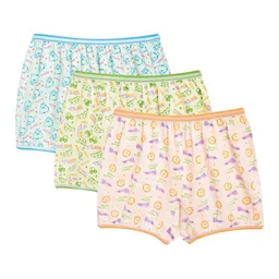 Bodycare Kids Pack Of 3 Assorted Printed Cotton Boy Shorts Briefs-34