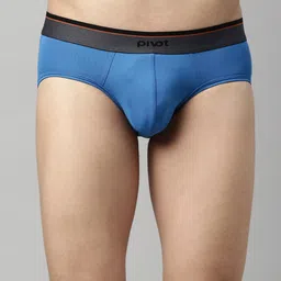 pivot Men Blue Solid Hipster Briefs P2MIWB22-022-Blue-27
