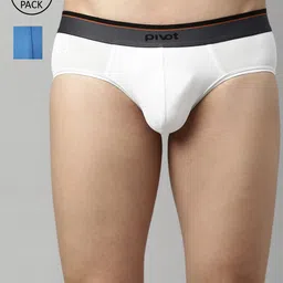 pivot Men Pack Of 2 Polyester Briefs P2MIWB22-009-3