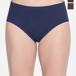 Bodycare Pack Of 6 Assorted Cotton Hipster Briefs-image-80