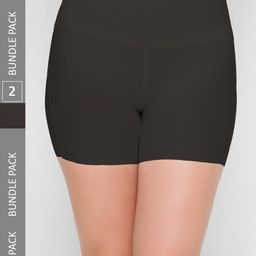 NOIRA Women Pack Of 2 Mid-Rise Seamless Boxer-Style Briefs-picture-36