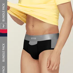 XYXX Men Pack Of 3 Anti-Microbial Basic Briefs-picture-21