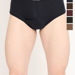 VIP Men Pack Of 6 Assorted Cotton Basic Briefs VP-MI-BF-GOLDC-10P-80-PO6-20