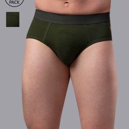 Underjeans by Spykar Men Pack of 2 Cotton Blend Brief-picture-49