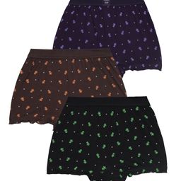 Bodycare Kids Pack Of 3 Assorted Floral Printed Cotton Basic Briefs-57