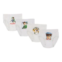 Bodycare KidsBoys Pack Of 4 White Ben 10 Printed Briefs-45