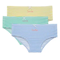 Bodycare Kids Pack Of 3 Assorted Cotton Hipster Briefs-picture-33