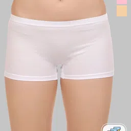 SELFCARE Pack Of 3 Mid Rise Pure Cotton Boyshort Briefs-image-34