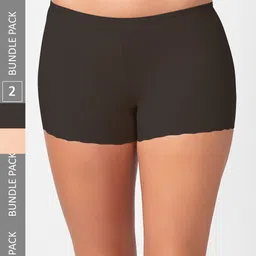 NOIRA Women Pack Of 2 Seamless Boy Short Briefs 342_BSS_NO-image-22