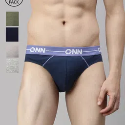 ONN Men Pack Of 5 Basic Briefs-8