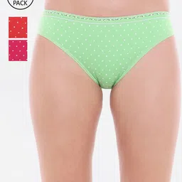 Bodycare Women Pack Of 3 Assorted Bikini Briefs-image-55