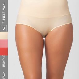 NOIRA Women Pack Of 3 Assorted Seamless Hipster Briefs 873_SPiR_NO-picture-50