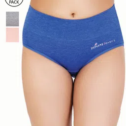 Reveira Women Pack Of 3 Assorted Hipster Briefs-picture-49