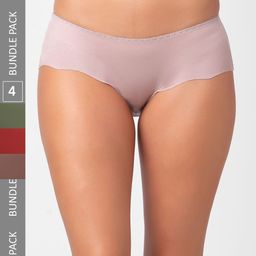 NOIRA Pack Of 4 Cotton Hipster Briefs 3801_SBrGrM_NO-image-78