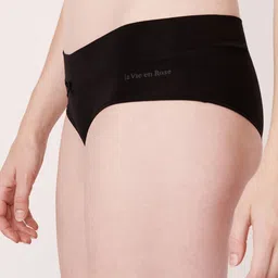 La Vie en Rose Women Black Solid Hipster Briefs-image-89