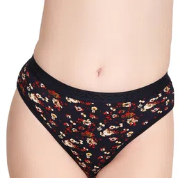 Liigne Floral Printed Mid-Rise Basic Briefs-image-90