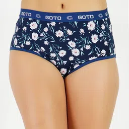 GOTO Floral Printed Mid Rise Hipster Briefs-picture-36