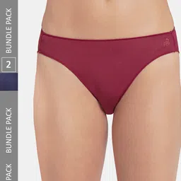 Jockey Women Pack Of 2 Assorted Seamless Anti Microbial Bikini Briefs 1803-0203-ASSTD-10