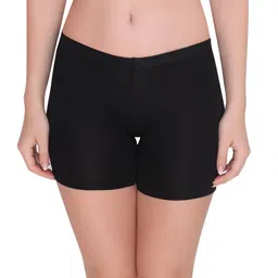 PLUMBURY Women Seamless Mid-Rise Boy Short Brief PL-SHORTS-8083-BL-XS-image-45