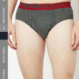 T.T. Men Pack Of 3 Desire Mid-Rise Combed Cotton Basic Briefs-picture-3