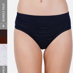 PRIDE APPAREL Women Pack Of 6 Printed Pure Cotton Anti-Bacterial Hipster Briefs COM-06-75-picture-51