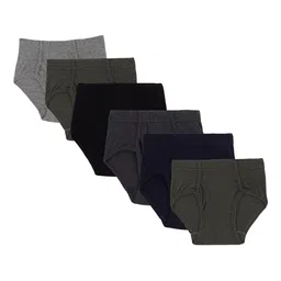 Bodycare Kids Boys Set Of 6 Assorted Cotton Anti-Bacterial Briefs-image-66