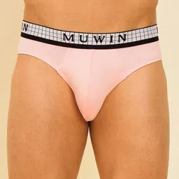 MUWIN Brand Logo Printed  Modal Cotton Basic Briefs MUGB101SMC-picture-27