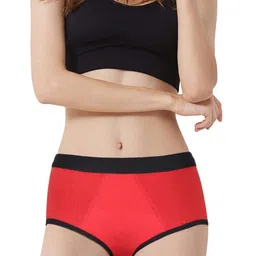 CareDone Mid-Rise Absorbent Protection Leak-Proof Cotton Hipster Period Briefs-image-49