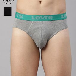 Levis Men Pack Of 2 Smartskin Technology Cotton Active Briefs with Tag Free Comfort #066-16