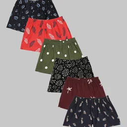 Kryptic Girls Assorted Pack of 6 Pure Cotton Briefs-46