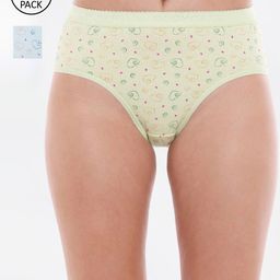 Bodycare Women Pack Of 3 Printed Hipster Briefs-picture-33