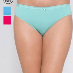 Candyskin Women Pack of 3 Solid Cotton  Briefs-image-62