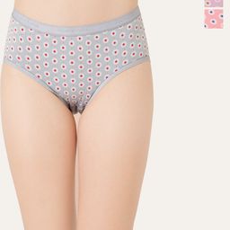 Lady Lyka Pack Of 3 Printed Cotton Briefs-image-22