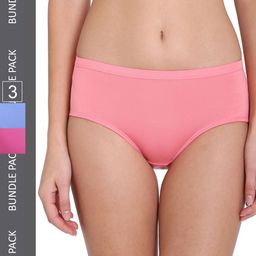 RedRose Women Plus Size Pack Of 3 Anti Bacterial Hipster Briefs I Touch 5 NC-picture-4