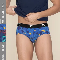 XYXX Men Pack of 3 Shuffle IntelliSoft Micro Modal Printed Briefs-picture-18