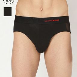 UnderJeans by Spykar Men Pack of 2 Solid Cotton Blend Briefs-picture-42