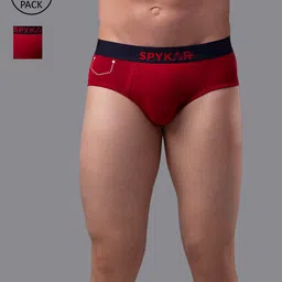 Underjeans by Spykar Men Pack of 2 Cotton Blend Brief-picture-49
