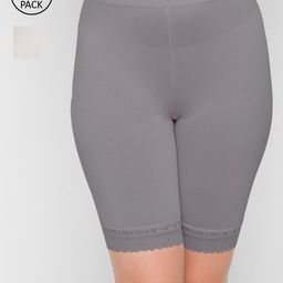 FashionRack Women Pack Of 2 Solid Boyshorts 081_GW-Grey-picture-31
