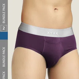 XYXX Men Pack Of 2 Anti-Microbial Basic Briefs XYBRF2PCKN597-picture-9