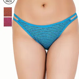Reveira Pack Of 3 Assorted Bikini Briefs-picture-3