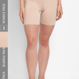 NOIRA Women Pack Of 3 Mid-Rise Cotton Boy Short Briefs-image-31