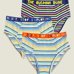 XY Life Boys Pack 3 Anti Microbial Playmate IntelliSoft Tencel Modal Briefs LBBRF3PCKN05-image-9