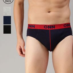 ONN Men Pack of 4 Assorted Basic Brief ONN_252_AST_4PC-14