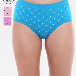 Bodycare Women Pack of 3 Printed Hipster Briefs-picture-34