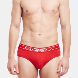 BODYX Men Low-Rise Basic Briefs BX10B-GRENADINE-S-28