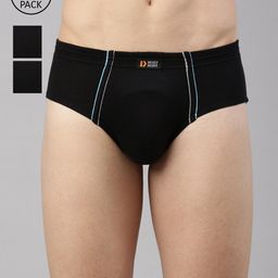 DIXCY SCOTT Pack Of 3 Men Black Solid Cotton Briefs
VAN NUMBER: DSO-SALSA BRIEF-BLACK-P3-picture-50