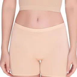 PLUMBURY Women Seamless Mid-Rise Boy Short Brief PL-SHORTS-8083-BG-XS-image-46